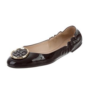 RARE Tory burch patent ballet flats